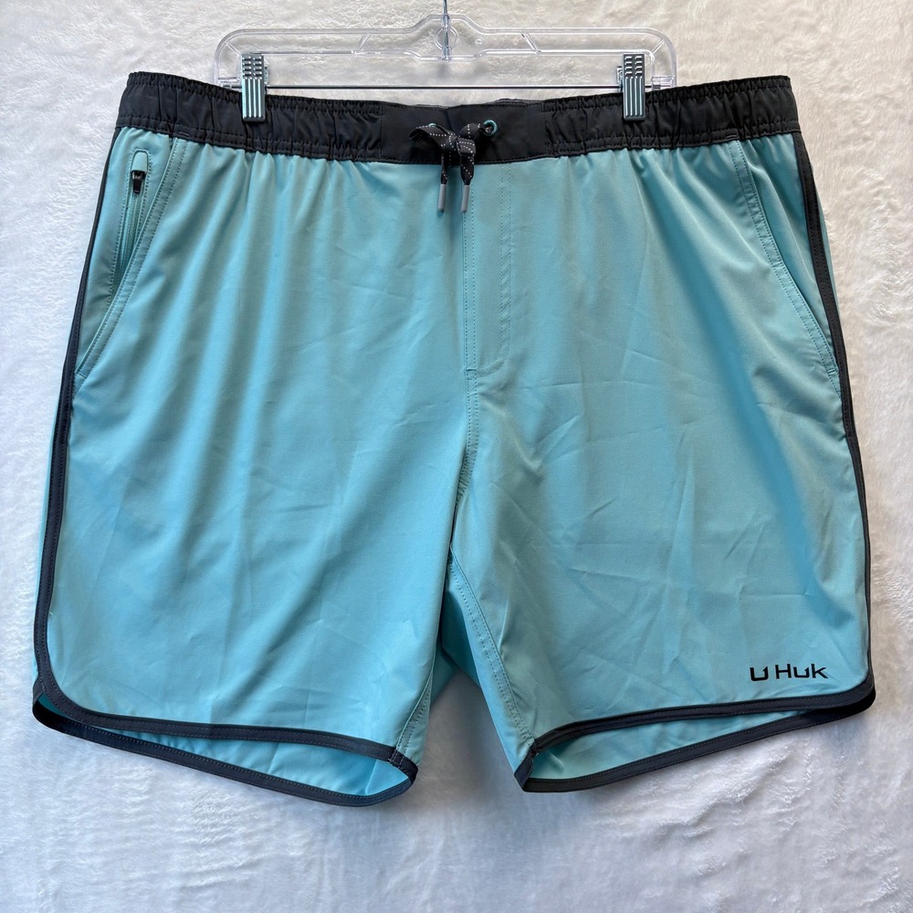 Huk Performance Hybrid Shorts Men Sz 2XL‎ Quick Dry Lightweight Athletic